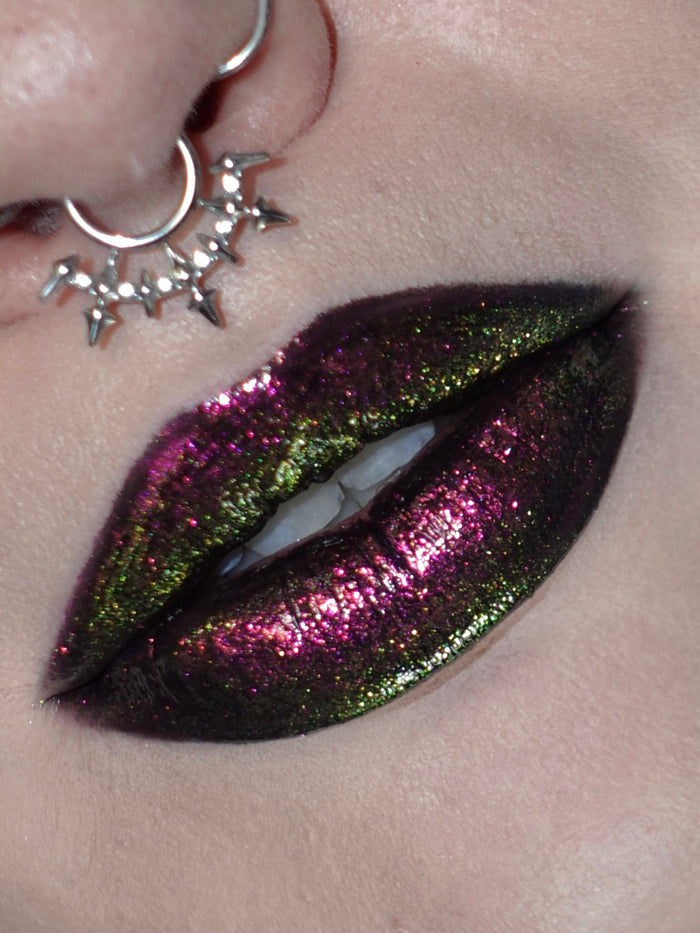 Nova Chroma Gloss (Pink/Gold) - Multichrome Lip Gloss - Glisten Cosmetics