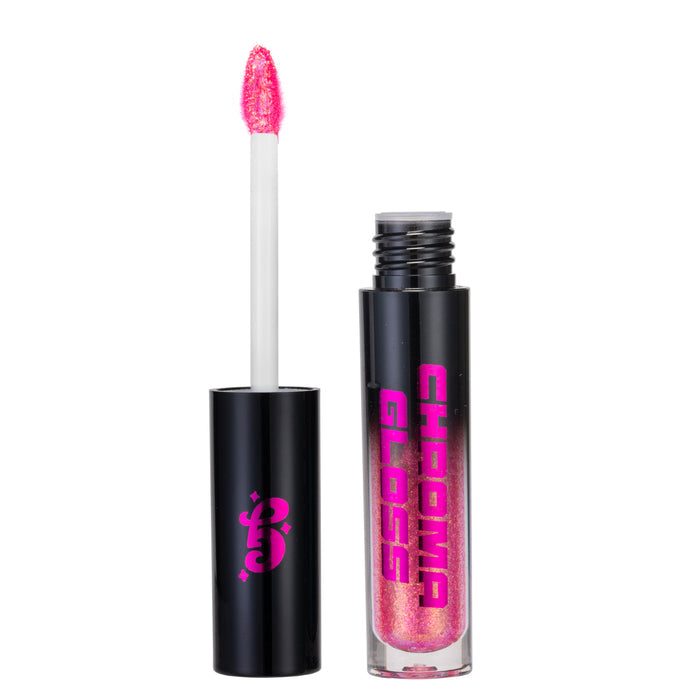 Nova Chroma Gloss (Pink/Gold) - Multichrome Lip Gloss - Glisten Cosmetics