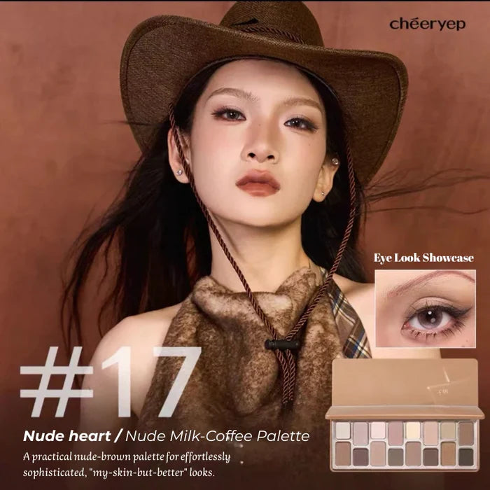 Nude Heart - Eyeshadow Palette - Cheeryep
