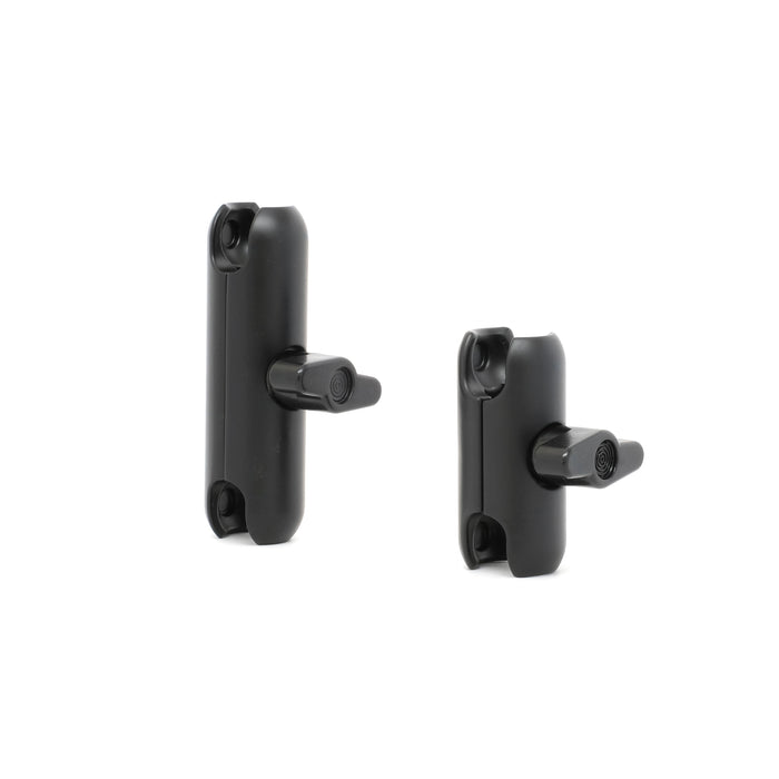Image of Offroam Regular and Medium size Articulating Arms. Offroam premium all metal phone mounts install easily without drilling or glue. Perfect placement without blocking screens, driver view, or air flow.