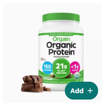Orgain Plant-Based Protein Powder Creamy Chocolate Fudge 32.4 oz