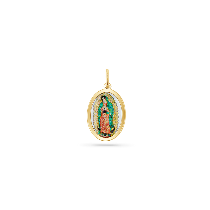 Ornate Virgin Mary Charm