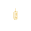 Oval Mini ID Charm