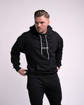 Oversize Hoodie (Black/White) - Athletic Aesthetics