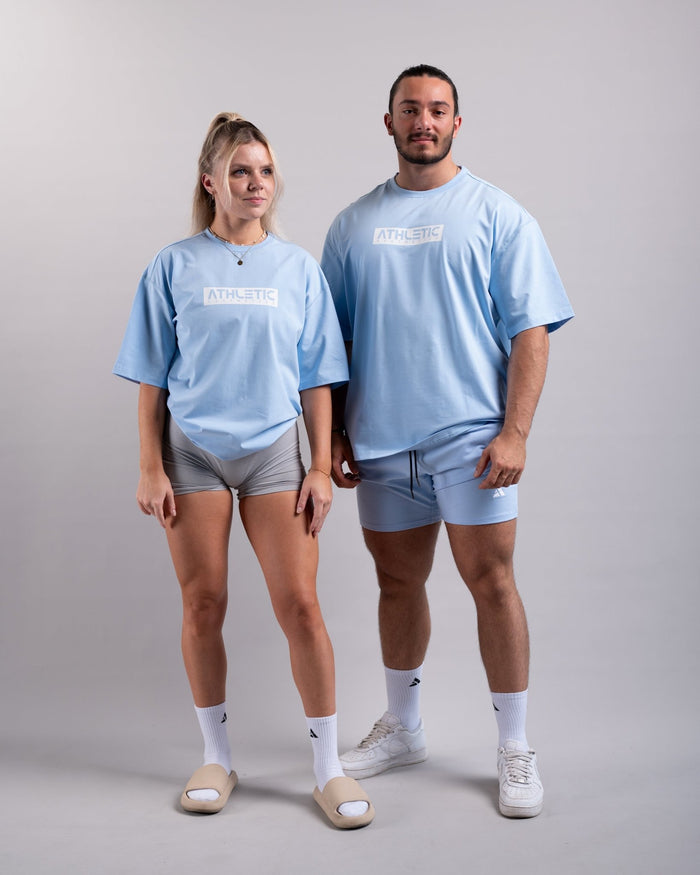 Oversize Shirt (Baby Blue) - Athletic Aesthetics