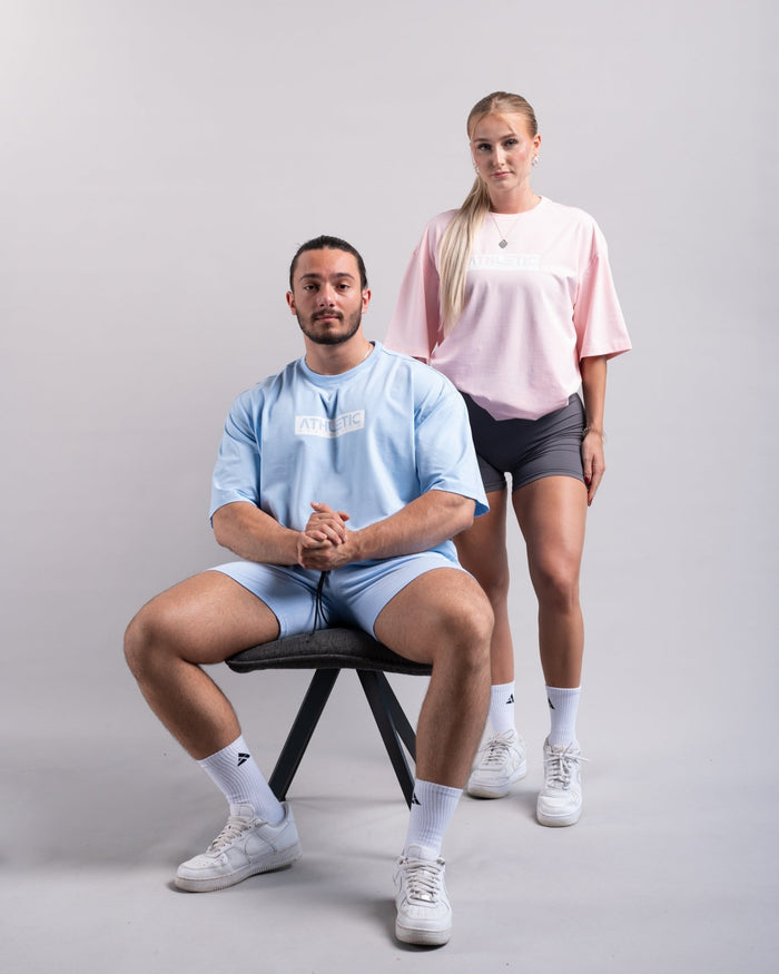 Oversize Shirt (Baby Blue) - Athletic Aesthetics