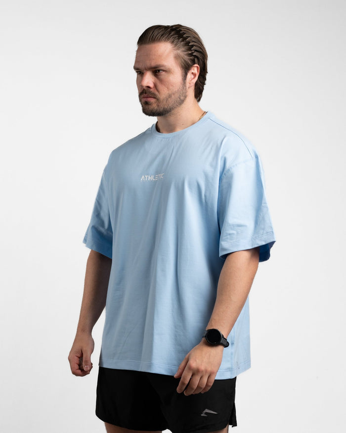 Oversize Shirt (Minimal Baby Blue) - Athletic Aesthetics