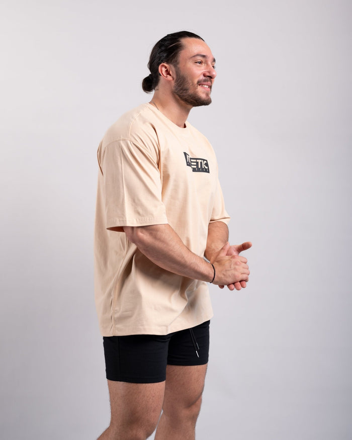 Oversize Shirt (Tan) - Athletic Aesthetics