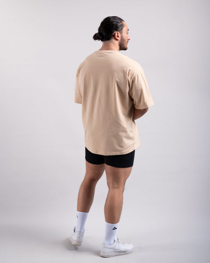 Oversize Shirt (Tan) - Athletic Aesthetics
