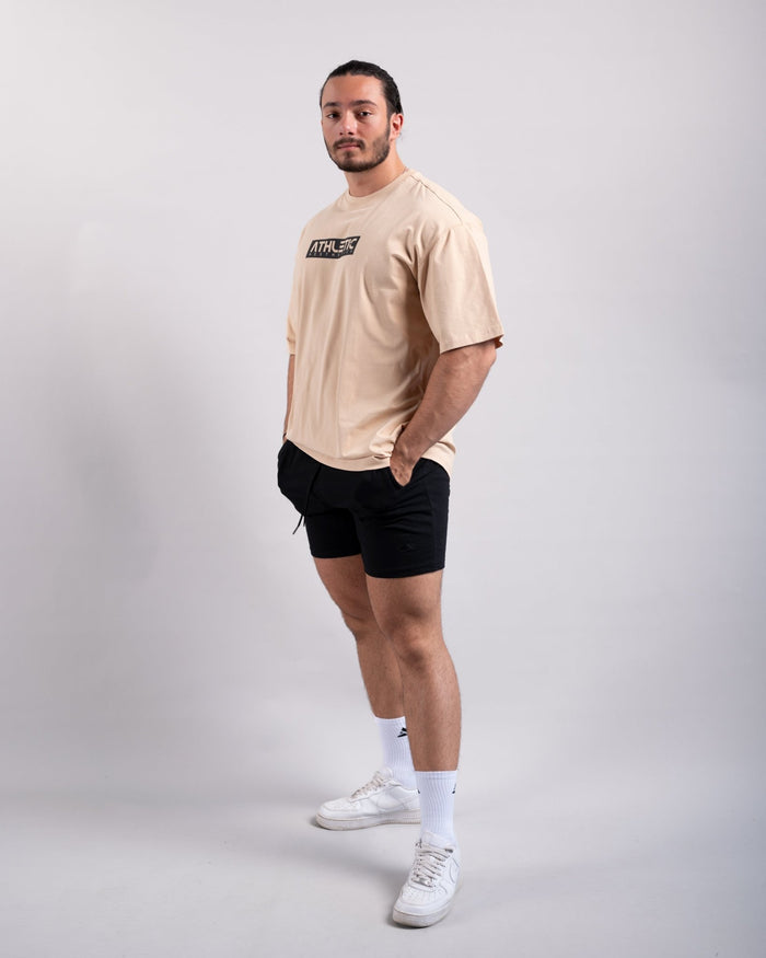 Oversize Shirt (Tan) - Athletic Aesthetics