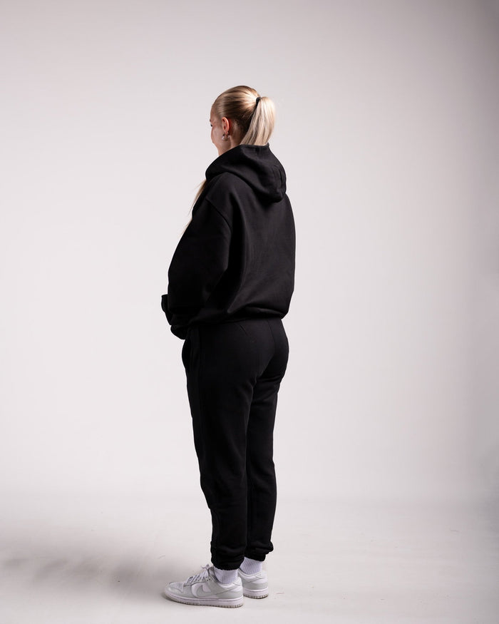 Oversized Hoodie (Black) - HQ Basics - Athletic Aesthetics
