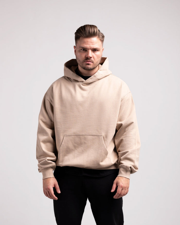 Oversized Hoodie (Caramel) - HQ Basics - Athletic Aesthetics