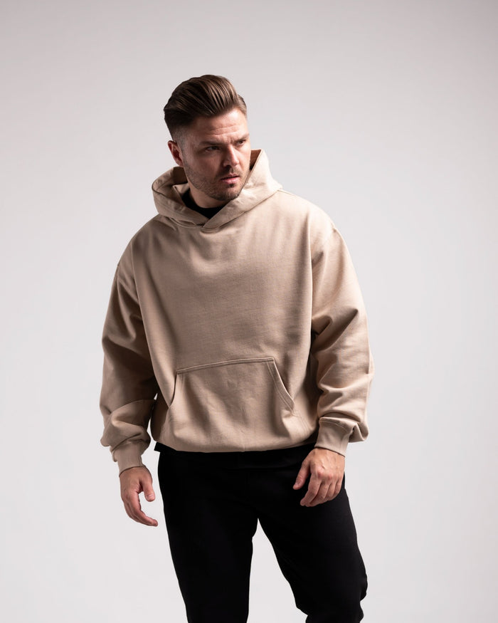 Oversized Hoodie (Caramel) - HQ Basics - Athletic Aesthetics
