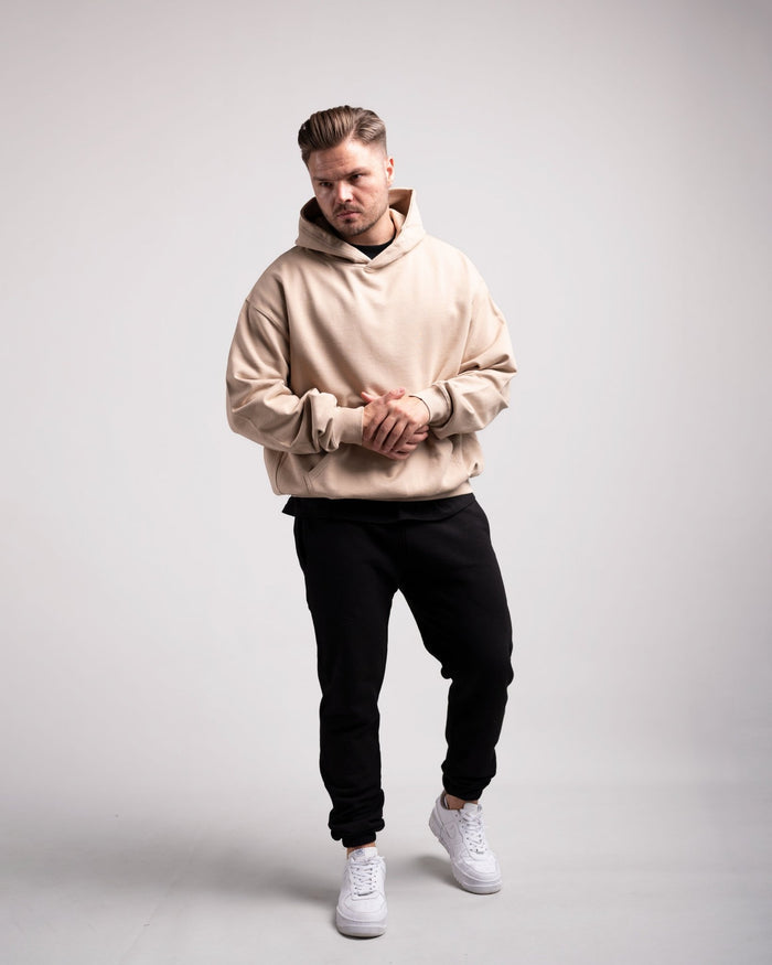 Oversized Hoodie (Caramel) - HQ Basics - Athletic Aesthetics