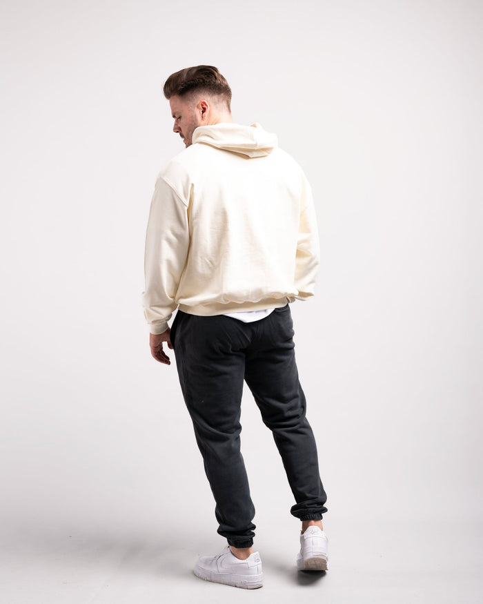 Oversized Hoodie (Cream) - HQ Basics - Athletic Aesthetics