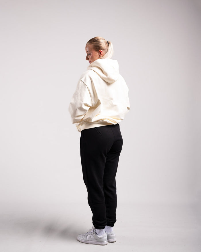 Oversized Hoodie (Cream) - HQ Basics - Athletic Aesthetics