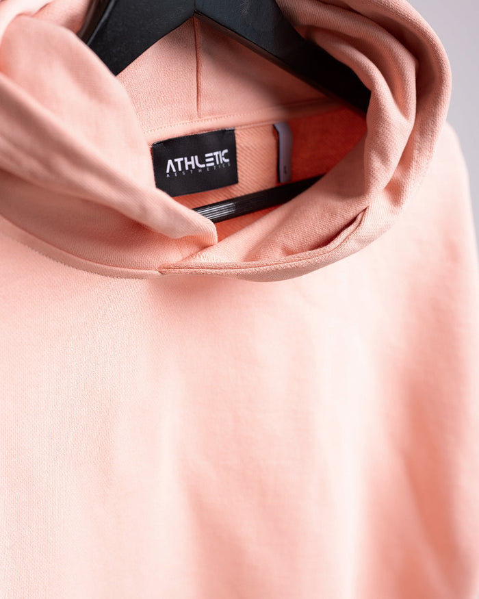 Oversized Hoodie (Creamy Pink) - HQ Basics - Athletic Aesthetics