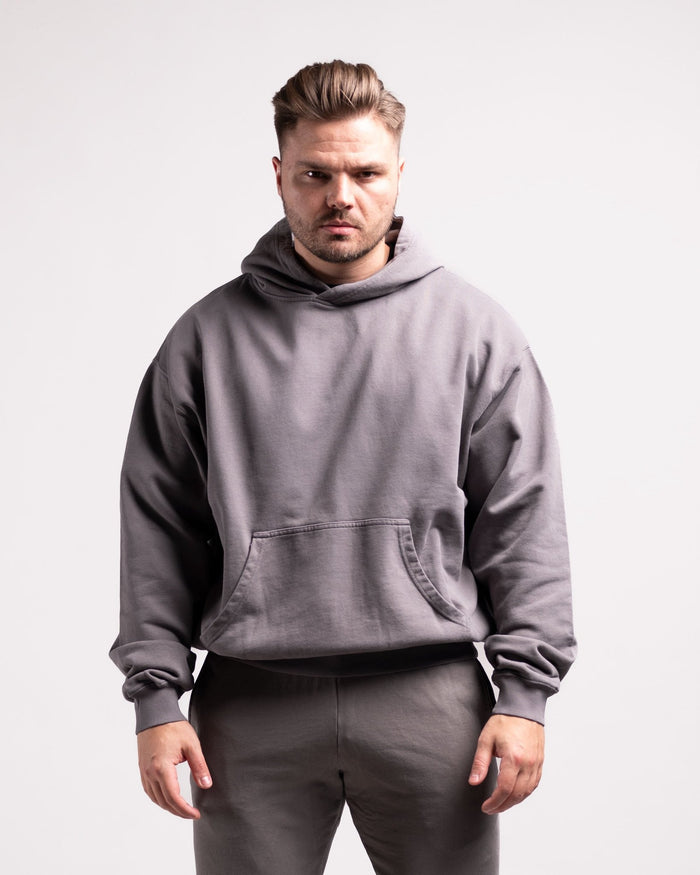 Oversized Hoodie (Dark Grey) - HQ Basics - Athletic Aesthetics