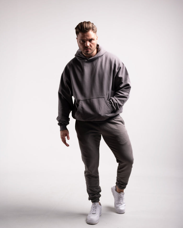 Oversized Hoodie (Dark Grey) - HQ Basics - Athletic Aesthetics