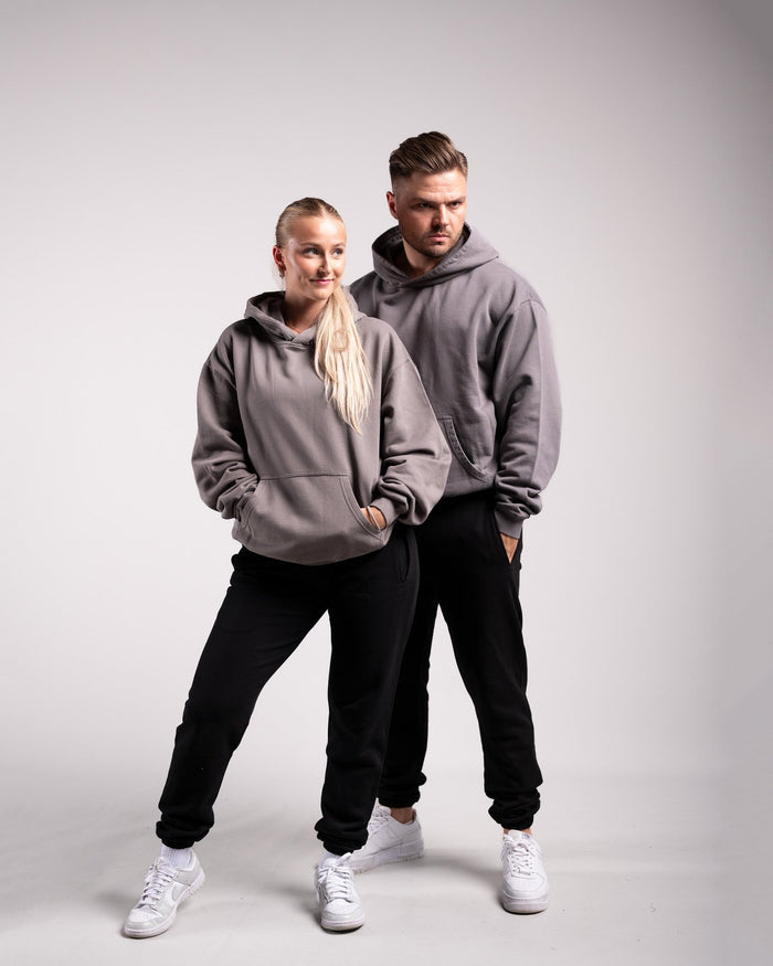 Oversized Hoodie (Dark Grey) - HQ Basics - Athletic Aesthetics