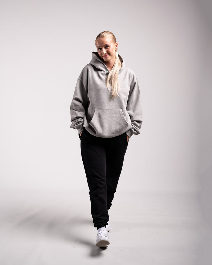 Oversized Hoodie (Grey Marl) - HQ Basics - Athletic Aesthetics