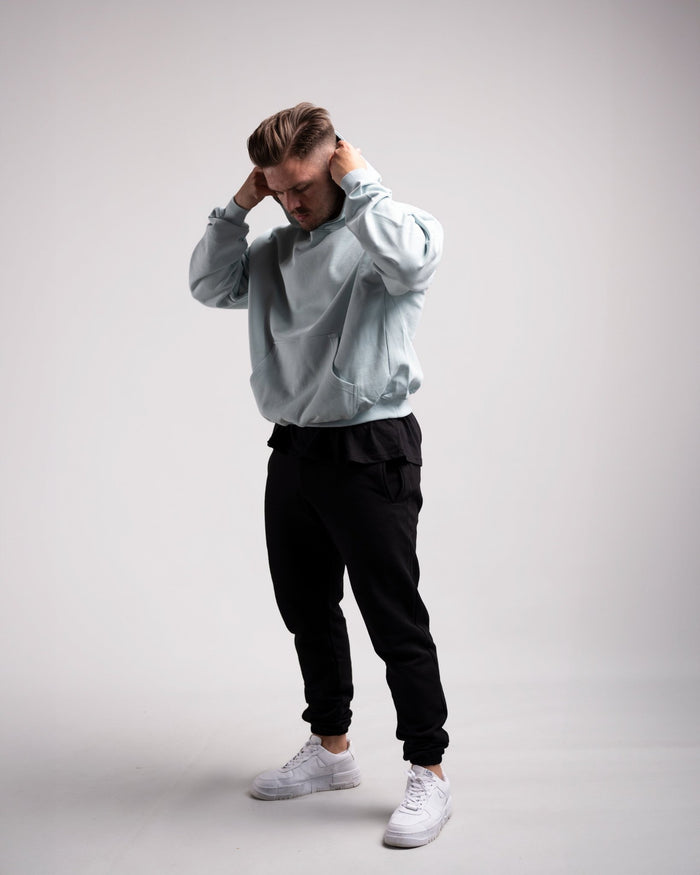Oversized Hoodie (Mint Blue) - HQ Basics - Athletic Aesthetics