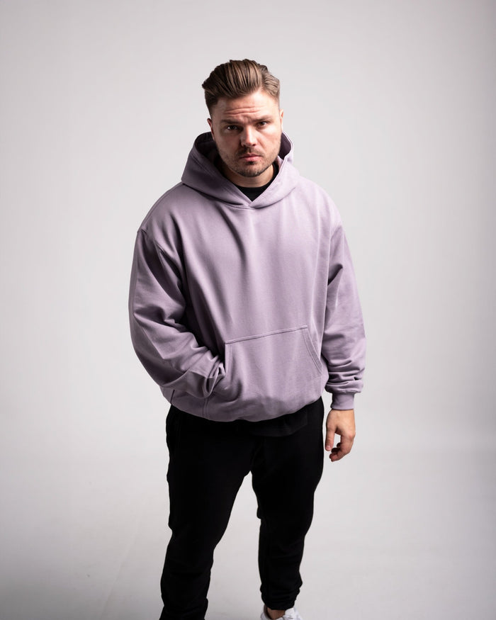 Oversized Hoodie (Purple) - HQ Basics - Athletic Aesthetics