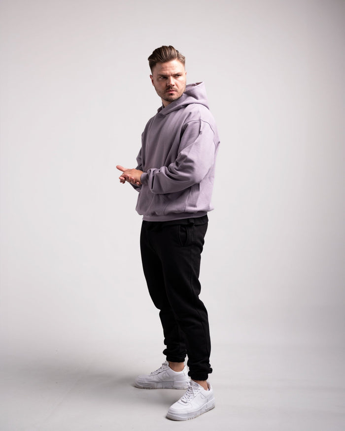Oversized Hoodie (Purple) - HQ Basics - Athletic Aesthetics