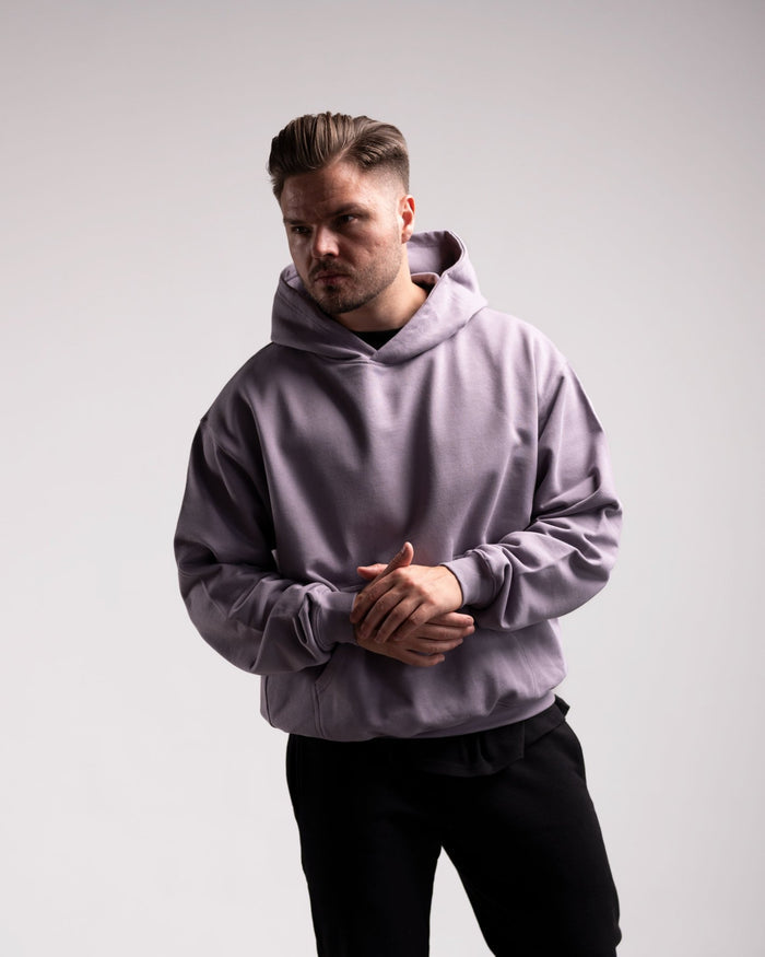 Oversized Hoodie (Purple) - HQ Basics - Athletic Aesthetics