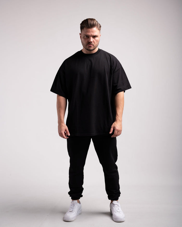 Oversized Tee (Black) - HQ Basics - Athletic Aesthetics