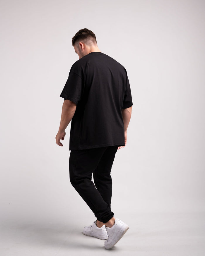 Oversized Tee (Black) - HQ Basics - Athletic Aesthetics
