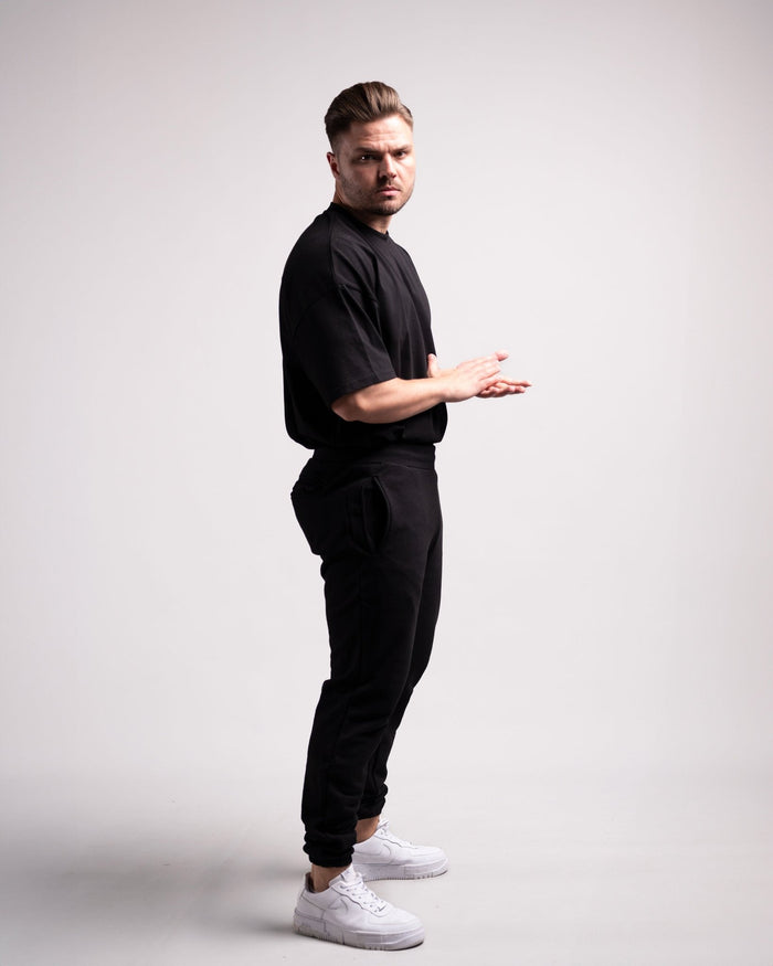 Oversized Tee (Black) - HQ Basics - Athletic Aesthetics