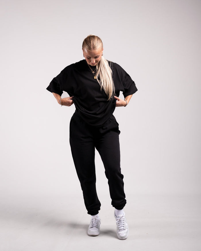 Oversized Tee (Black) - HQ Basics - Athletic Aesthetics
