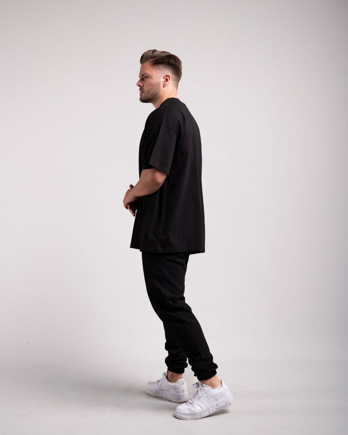 Oversized Tee (Black) - HQ Basics - Athletic Aesthetics
