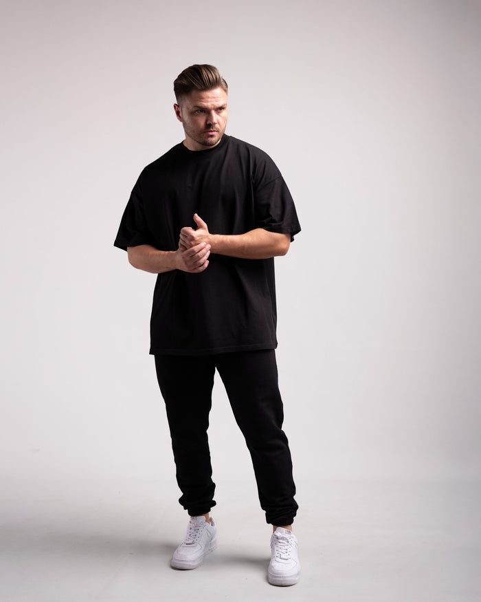 Oversized Tee (Black) - HQ Basics - Athletic Aesthetics