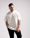 Oversized Tee (Cream) - HQ Basics - Athletic Aesthetics