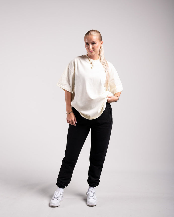 Oversized Tee (Cream) - HQ Basics - Athletic Aesthetics