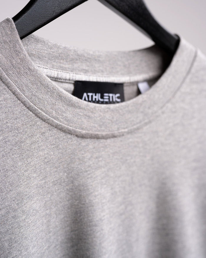 Oversized Tee (Grey Marl) - HQ Basics - Athletic Aesthetics