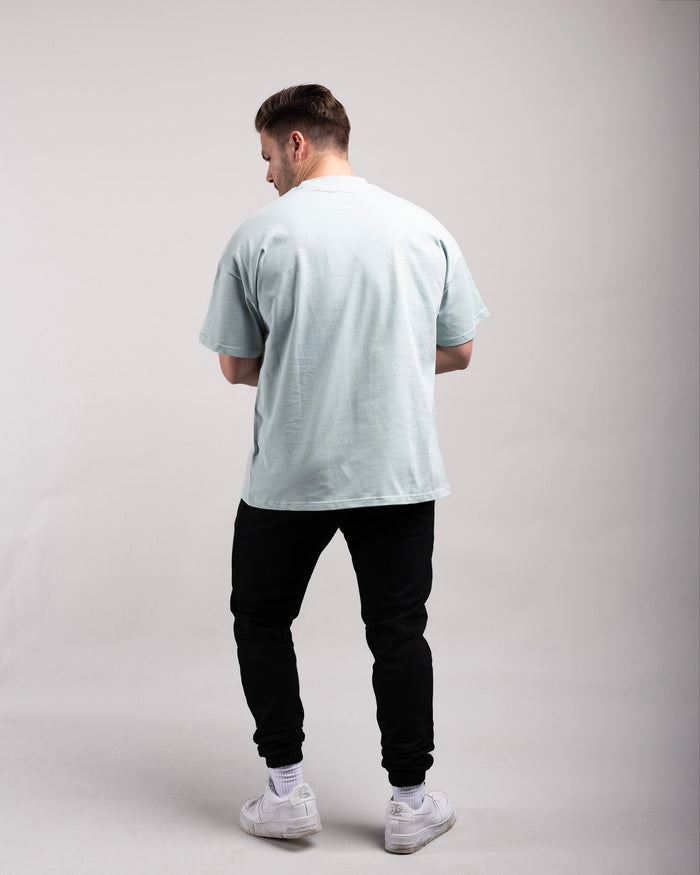 Oversized Tee (Mint Blue) - HQ Basics - Athletic Aesthetics
