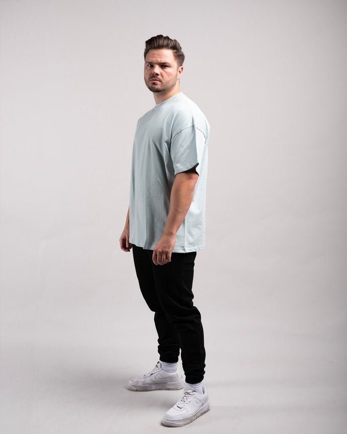 Oversized Tee (Mint Blue) - HQ Basics - Athletic Aesthetics