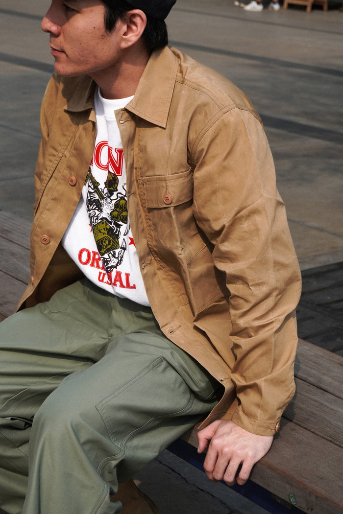 P44 Utility Shirt - Khaki Tin Cloth