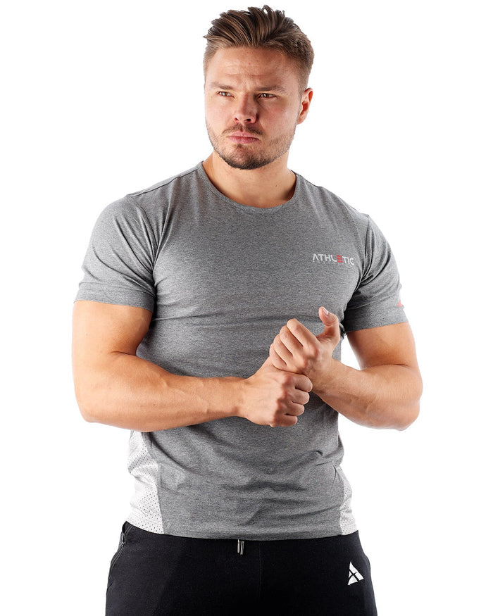 Performance Shirt (Grey) - Athletic Aesthetics