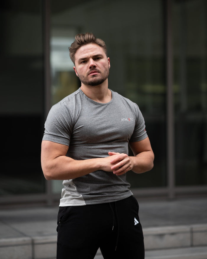 Performance Shirt (Grey) - Athletic Aesthetics