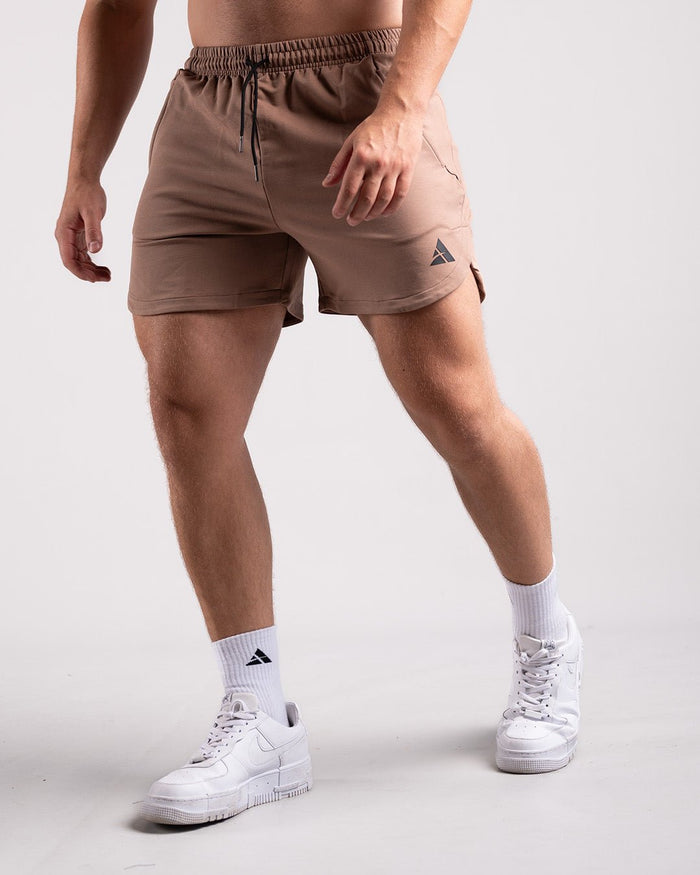 Performance Shorts 2.0 (Brown) - Athletic Aesthetics