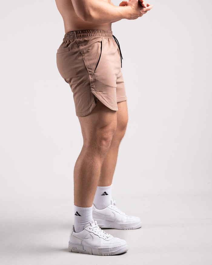 Performance Shorts 2.0 (Brown) - Athletic Aesthetics