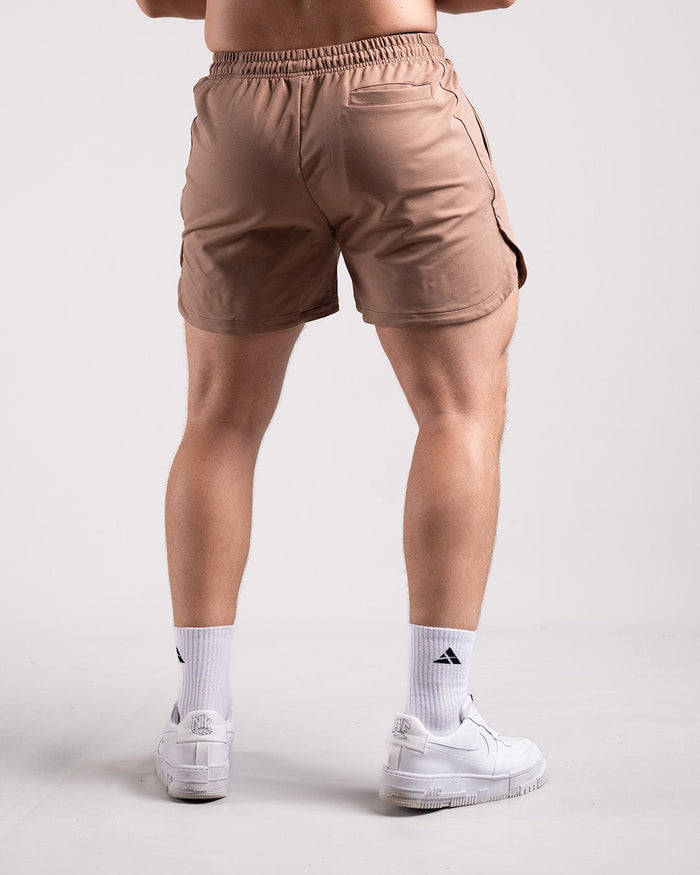 Performance Shorts 2.0 (Brown) - Athletic Aesthetics
