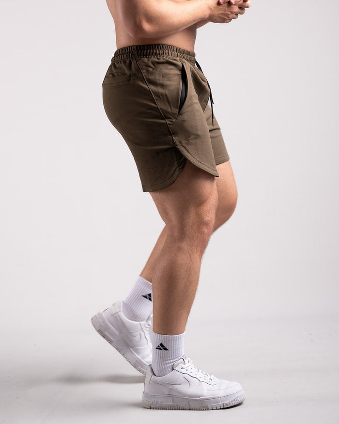 Performance Shorts 2.0 (Olive) - Athletic Aesthetics