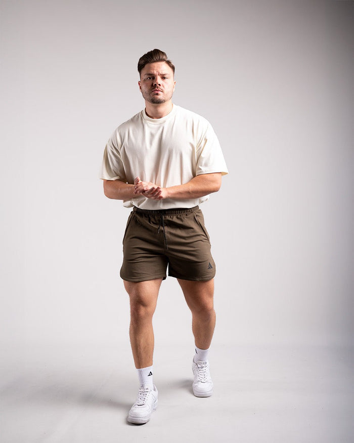 Performance Shorts 2.0 (Olive) - Athletic Aesthetics