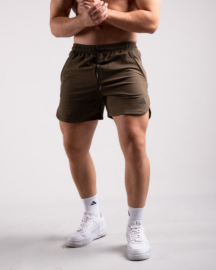 Performance Shorts 2.0 (Olive) - Athletic Aesthetics