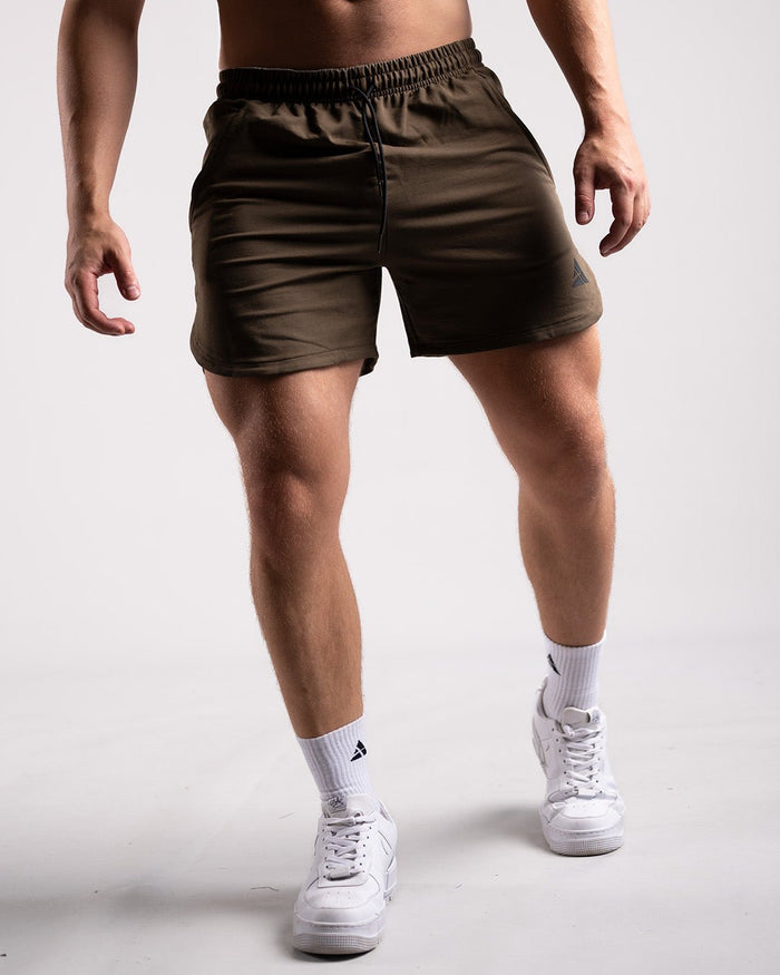 Performance Shorts 2.0 (Olive) - Athletic Aesthetics